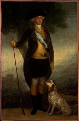 Francisco de Goya Charles IV as a huntsman oil painting picture